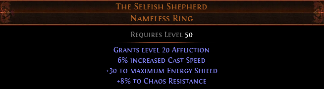 The Selfish Shepherd Nameless Ring