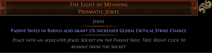 The Light of Meaning Prismatic Jewel