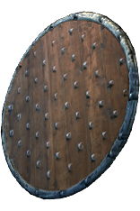 Studded Round Shield